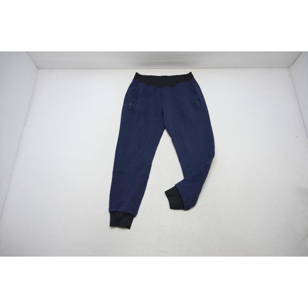 Under Armour Joggers Sweat Pants Loose Athletic Cotton Blend Blue Mens Sz Medium